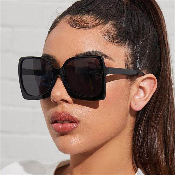fashion oversized women sunglasses brand designer plastic female big frame black gradient sun glasses uv400, White;black
fashion oversized women sunglasses brand designer plastic female big frame black gradient sun glasses uv400, White;black
