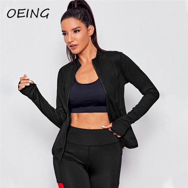 running jackets 2021 women's exercise training zip up breaethable jogging coat black fitted sweat sport jacket, Black;red
running jackets 2021 women's exercise training zip up breaethable jogging coat black fitted sweat sport jacket, Black;red