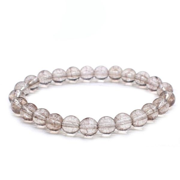 8mm transparent gray white snow cracked crystal natural stone bracelet women men yoga india buddha power jewelry gift link, chain, Black
8mm transparent gray white snow cracked crystal natural stone bracelet women men yoga india buddha power jewelry gift link, chain, Black