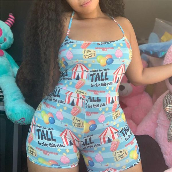 women's jumpsuits & rompers 2021 women printed bodycon casual shorts romper sleepwear leotard female slim fit sleeveless strap jum, Black;white
women's jumpsuits & rompers 2021 women printed bodycon casual shorts romper sleepwear leotard female slim fit sleeveless strap jum, Black;white