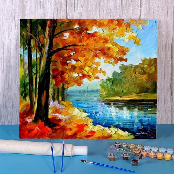 paintings fall river diy painting by numbers package oil paints 40*50 picture po wall kids handicraft drawing
paintings fall river diy painting by numbers package oil paints 40*50 picture po wall kids handicraft drawing