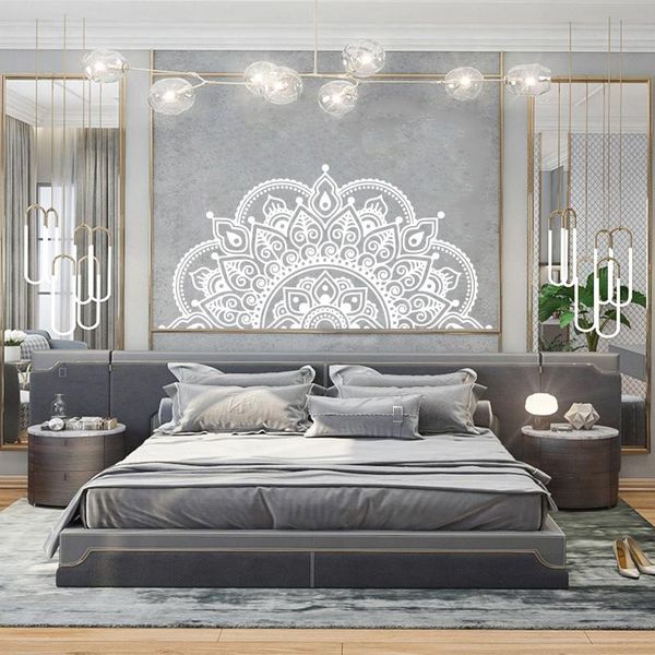paintings mandala wall decal, half mandala, sticker, yoga creative gift, master bedroom, headboard art design decoration sp-105
paintings mandala wall decal, half mandala, sticker, yoga creative gift, master bedroom, headboard art design decoration sp-105