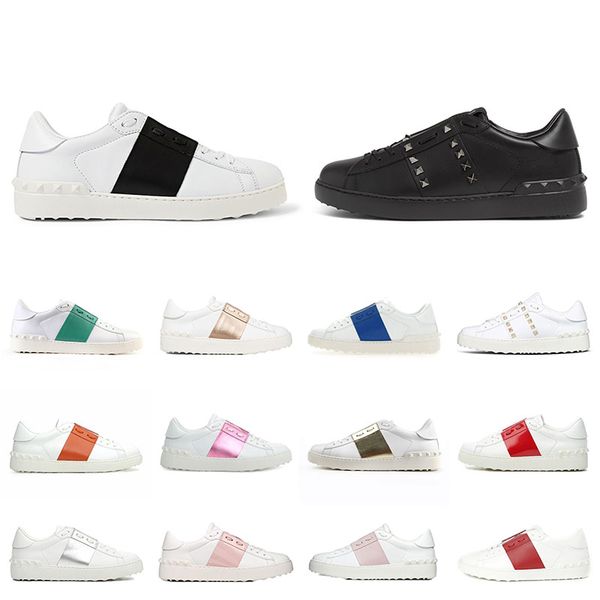 2022 luxury rivets mens low sport shoes aaa quality black white pu leather single shoe lightweight flats sneakers metallic gold glitter sliv, White;red
2022 luxury rivets mens low sport shoes aaa quality black white pu leather single shoe lightweight flats sneakers metallic gold glitter sliv, White;red