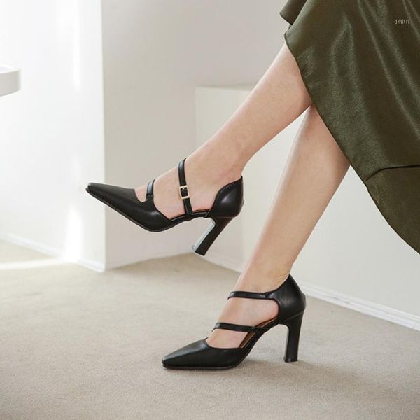 dress shoes ariari 2021 spring summer ladies pumps thick high heels woman mary janes buckle strap women sandals big size 43, Black
dress shoes ariari 2021 spring summer ladies pumps thick high heels woman mary janes buckle strap women sandals big size 43, Black