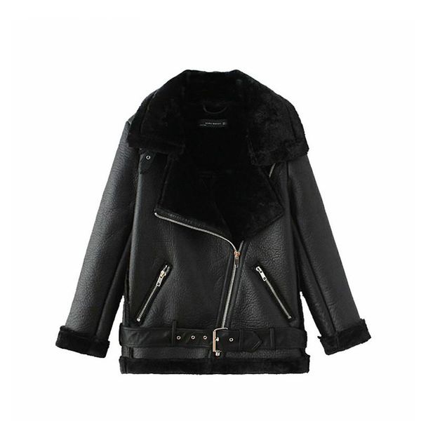 vintage black pu faux leather jacket womens with fur collar thick warm punk moto biker winter women coat women's &
vintage black pu faux leather jacket womens with fur collar thick warm punk moto biker winter women coat women's &