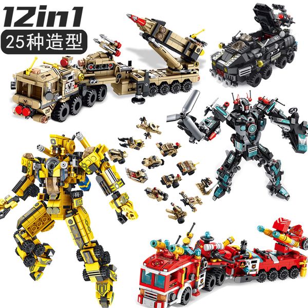 Military Armored Vehicles SWAT Building Blocks Sets City Police Transformation Tank Plane Rocket compatible
Military Armored Vehicles SWAT Building Blocks Sets City Police Transformation Tank Plane Rocket compatible