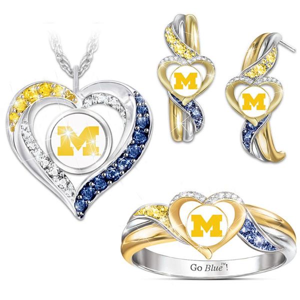 arrival arrives super shining personality heart shaped letter m ring earrings necklace creative jewelry set bracelet, &, Black
arrival arrives super shining personality heart shaped letter m ring earrings necklace creative jewelry set bracelet, &, Black