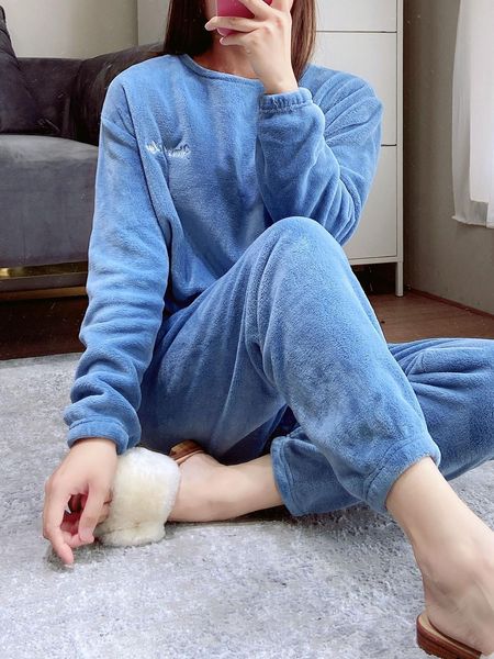 long johns thick warm womens tracksuits pajama sets two pieces velvet tharmel for winter, Gray
long johns thick warm womens tracksuits pajama sets two pieces velvet tharmel for winter, Gray
