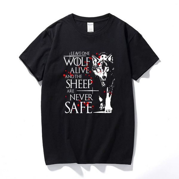 leave one wolf alive arya stark quote t-shirt men's & ladies fit gift streetwear fashion cotton tee shirt homme t-shirts, White;black
leave one wolf alive arya stark quote t-shirt men's & ladies fit gift streetwear fashion cotton tee shirt homme t-shirts, White;black