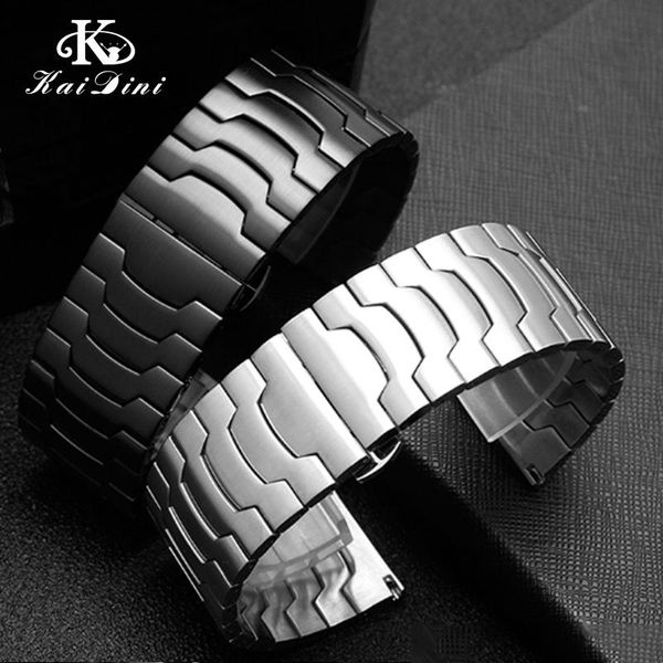 watch bands 26mm solid metal strap accessories straight end bracelet with folding buckle men steel band universal, Black;brown
watch bands 26mm solid metal strap accessories straight end bracelet with folding buckle men steel band universal, Black;brown
