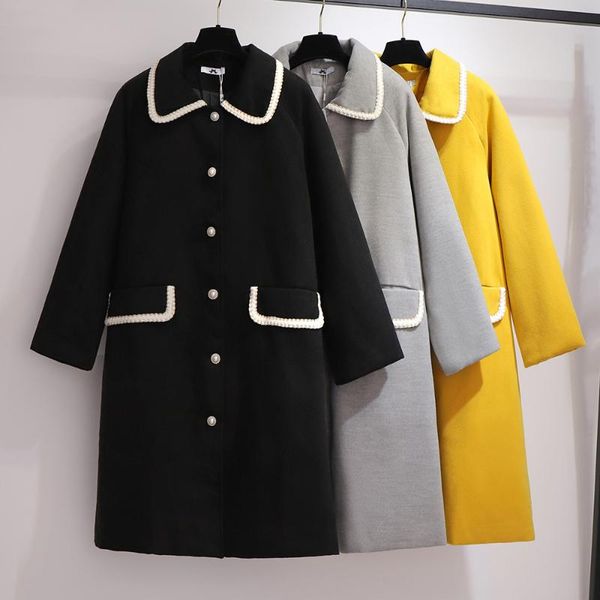 plus size outerwear & coats ladies winter long overcoat for women large sleeve loose grey yellow black button pocket woollen coat 5xl 6xl
plus size outerwear & coats ladies winter long overcoat for women large sleeve loose grey yellow black button pocket woollen coat 5xl 6xl