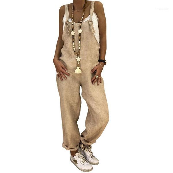 woman autumn and winter casual loose straight large size linen solid cotton one-piece bib dungarees rompers jumpsuits pants1, Black;white
woman autumn and winter casual loose straight large size linen solid cotton one-piece bib dungarees rompers jumpsuits pants1, Black;white