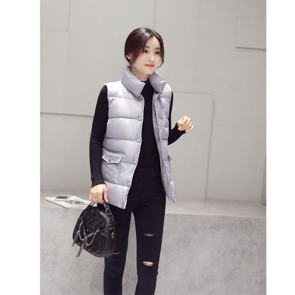 women's vests woman spring plus size thick down jackets female autumn oversized warm parkas lady winter women outerwear, Black;white
women's vests woman spring plus size thick down jackets female autumn oversized warm parkas lady winter women outerwear, Black;white