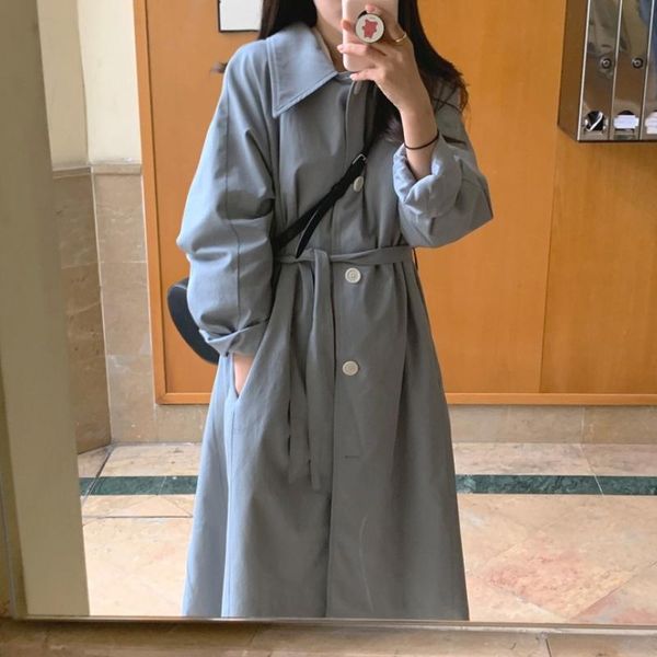 women's trench coats women single breasted casual windbreaker autumn winter loose sashes long trend coat sleeve elegant fashion outwear, Tan;black
women's trench coats women single breasted casual windbreaker autumn winter loose sashes long trend coat sleeve elegant fashion outwear, Tan;black