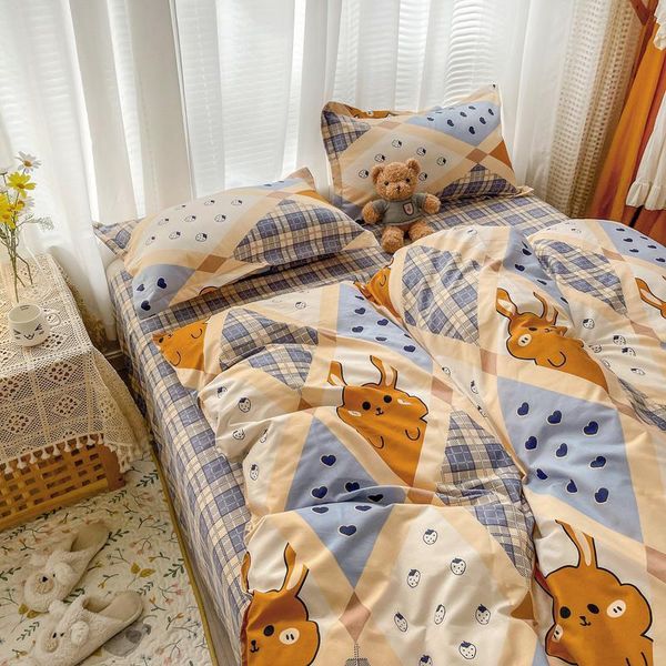 bedding sets duvet cover set 3-4 pcs of cute pattern quilt sheet pillowcase european style home large bedroom
bedding sets duvet cover set 3-4 pcs of cute pattern quilt sheet pillowcase european style home large bedroom