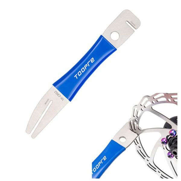 tools stainless steel bicycle brake disc wrench rotor truing repair tool anti-slip rubber handle bike accessories
tools stainless steel bicycle brake disc wrench rotor truing repair tool anti-slip rubber handle bike accessories