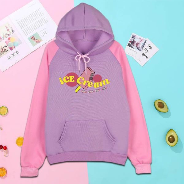 women's hoodies & sweatshirts jisoo jennie rose lisa hoodie plus ice girl kpop youth contrast sweatshirt casual long sleeve thicken ho, Black
women's hoodies & sweatshirts jisoo jennie rose lisa hoodie plus ice girl kpop youth contrast sweatshirt casual long sleeve thicken ho, Black