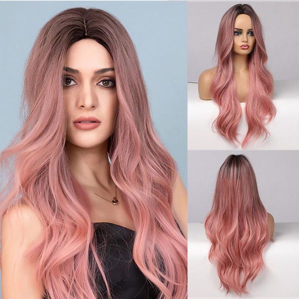 synthetic wigs long body wave ombre black pink cosplay middle part heat resistant for women
synthetic wigs long body wave ombre black pink cosplay middle part heat resistant for women