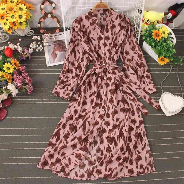 autumn and winter long-sleeved leopard print dress with waist stand collar retro mid-length uk028 210507, Black;gray
autumn and winter long-sleeved leopard print dress with waist stand collar retro mid-length uk028 210507, Black;gray