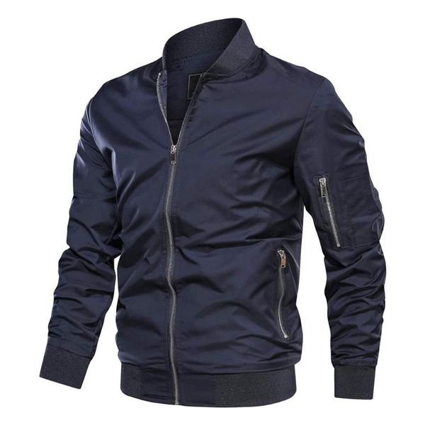 men's jackets jacket-lightweight casual spring fall thin bomber zip pockets coat outwear, Black;brown
men's jackets jacket-lightweight casual spring fall thin bomber zip pockets coat outwear, Black;brown