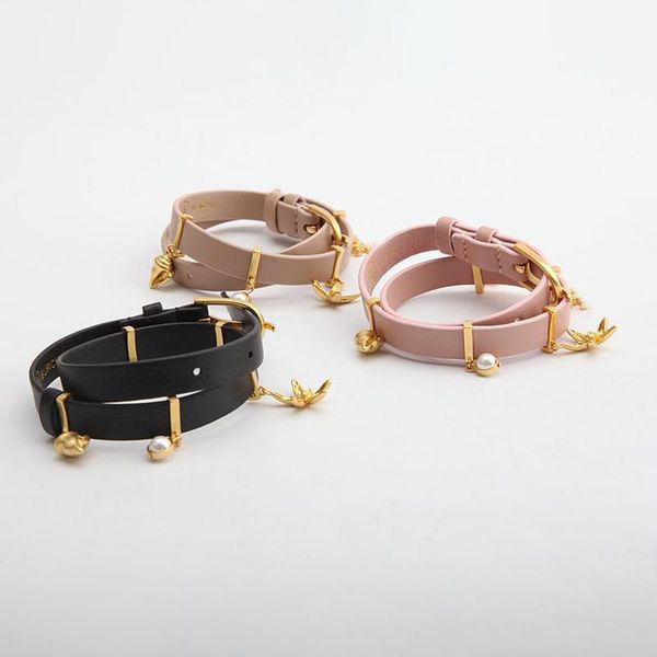 charm bracelets luxury bracelet for women korean fashion double side real leather with gold ornament chain lady aesthetic vintage jewelry, Golden;silver
charm bracelets luxury bracelet for women korean fashion double side real leather with gold ornament chain lady aesthetic vintage jewelry, Golden;silver