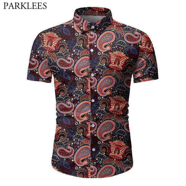 paisley floral summer shirt men retro camisa hawaiana hombre slim fit mens short sleeve shirt flower men casual shirts 210524, White;black
paisley floral summer shirt men retro camisa hawaiana hombre slim fit mens short sleeve shirt flower men casual shirts 210524, White;black