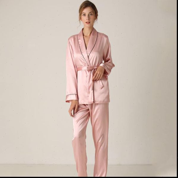 silk long sleeve trousers womens sleepwears lapel high archives pajamas with belt solid color nightwear, Black;red
silk long sleeve trousers womens sleepwears lapel high archives pajamas with belt solid color nightwear, Black;red