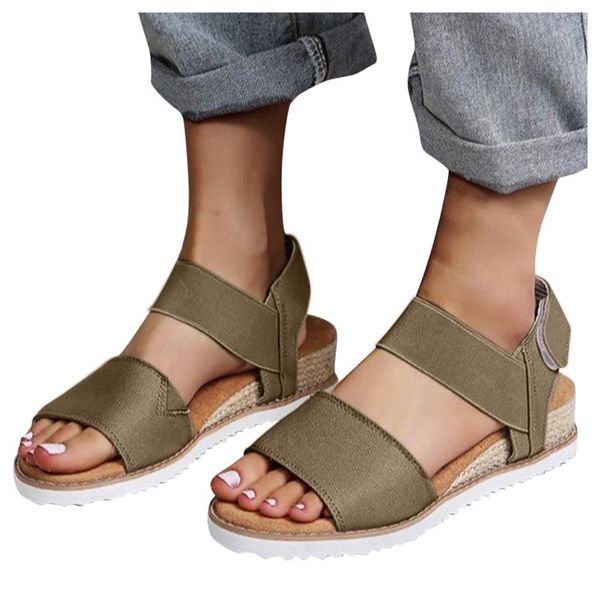 sandals casual women 2021 wedges shoes open toe summer solid color low heels woman roman sandalias mujer, Black
sandals casual women 2021 wedges shoes open toe summer solid color low heels woman roman sandalias mujer, Black