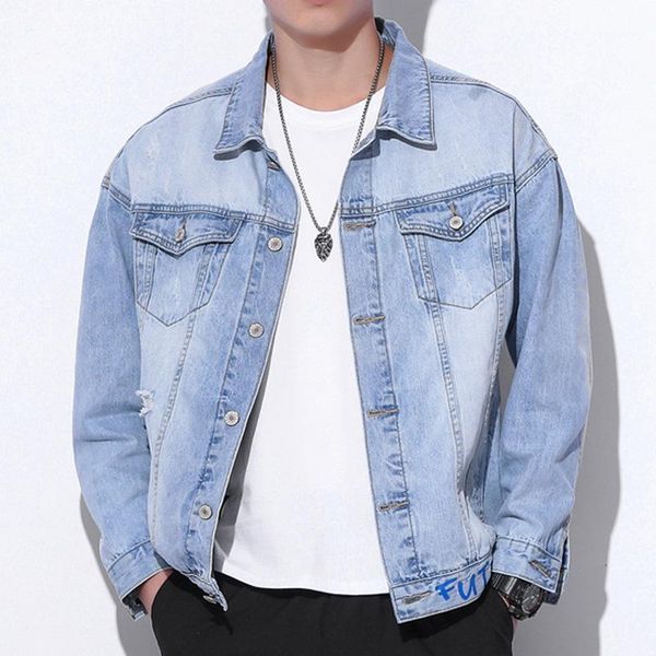 men's jackets spring denim jacket personality trend soft embroidery printing korean version handsome small fresh men light blue plus si, Black;brown
men's jackets spring denim jacket personality trend soft embroidery printing korean version handsome small fresh men light blue plus si, Black;brown