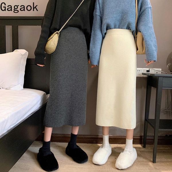 skirts gagaok women preppy style skirt autumn winter solid a-line empire mid-calf slim wild badycon warm female fashion, Black
skirts gagaok women preppy style skirt autumn winter solid a-line empire mid-calf slim wild badycon warm female fashion, Black