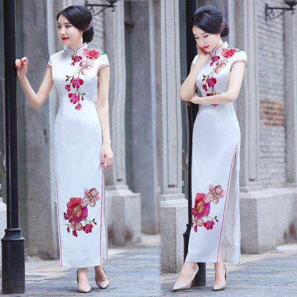 ethnic clothing 3d flower vintage chinese qipao slim women oriental cheongsams traditional mandarin collar banquet gown classic retro d, Red
ethnic clothing 3d flower vintage chinese qipao slim women oriental cheongsams traditional mandarin collar banquet gown classic retro d, Red