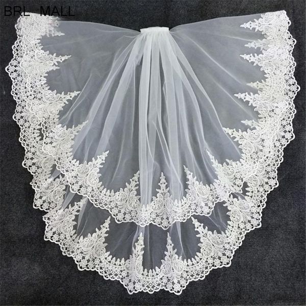bridal veils two layer white ivory tulle veil lace edge short wedding veu de noiva longo in stock, Black
bridal veils two layer white ivory tulle veil lace edge short wedding veu de noiva longo in stock, Black