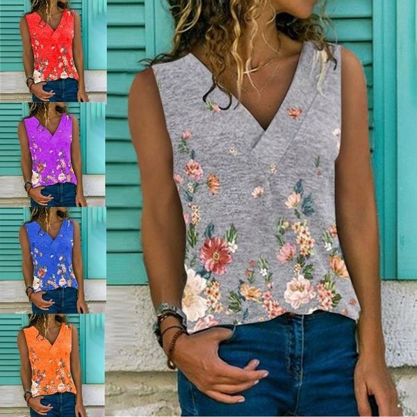 women's t-shirt 2021 summer elegant floral print v-neck sleeveless fashion flowers printed casual plus size s-5xl thin top, White
women's t-shirt 2021 summer elegant floral print v-neck sleeveless fashion flowers printed casual plus size s-5xl thin top, White