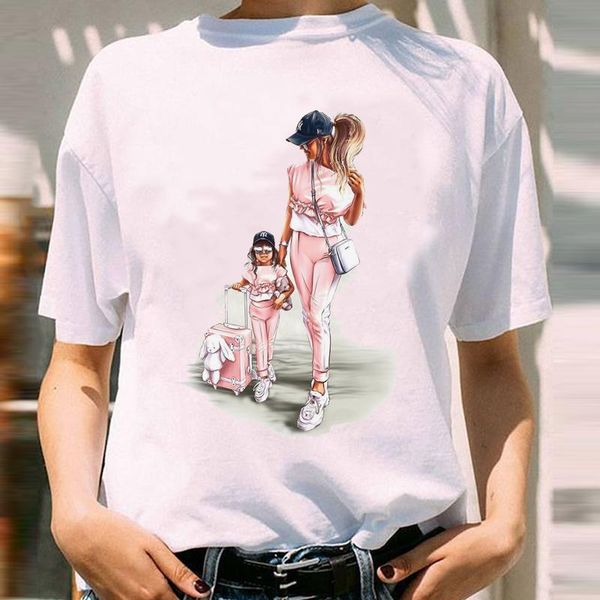 women's t-shirt women graphic daughter 90s casual mom mama mother cartoon spring summer fashion print female clothes tees tshirt, White
women's t-shirt women graphic daughter 90s casual mom mama mother cartoon spring summer fashion print female clothes tees tshirt, White
