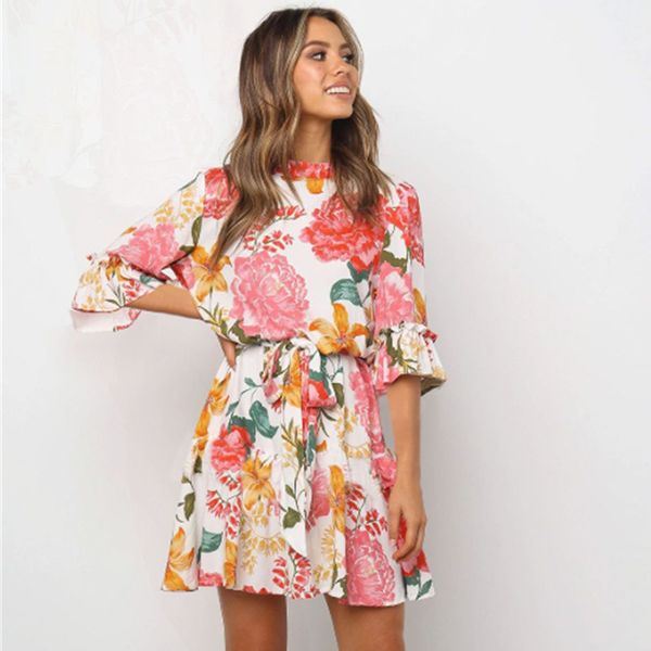 summer 2021 new women's fashion lace up floral print ladies above knee casual o neck half sleeve mini short dress, Black;gray
summer 2021 new women's fashion lace up floral print ladies above knee casual o neck half sleeve mini short dress, Black;gray
