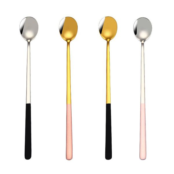 spoons stainless steel ice scoop creative 1pcs black gold long hand coffee mixing ktv bar barista stick serving spoon
spoons stainless steel ice scoop creative 1pcs black gold long hand coffee mixing ktv bar barista stick serving spoon