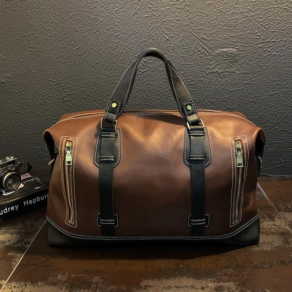 duffel bags vintage men's carry-on bag leather high-capacity boarding business trip short-haul luggage
duffel bags vintage men's carry-on bag leather high-capacity boarding business trip short-haul luggage