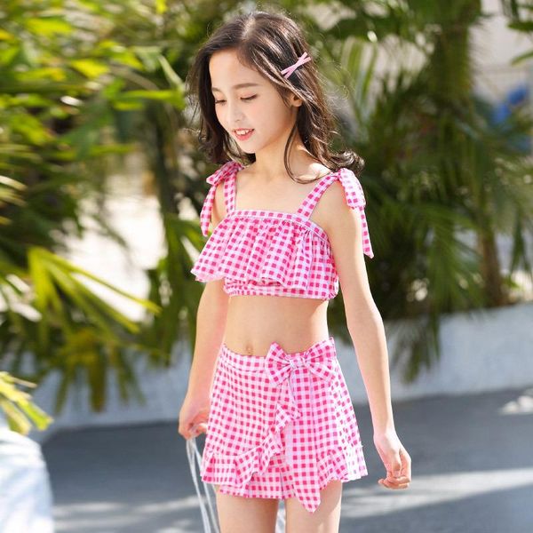 women's swimwear 2021 summer children swimsuit middle school child princess style split suit set plaid 2 piece girls bikinis, White;black
women's swimwear 2021 summer children swimsuit middle school child princess style split suit set plaid 2 piece girls bikinis, White;black