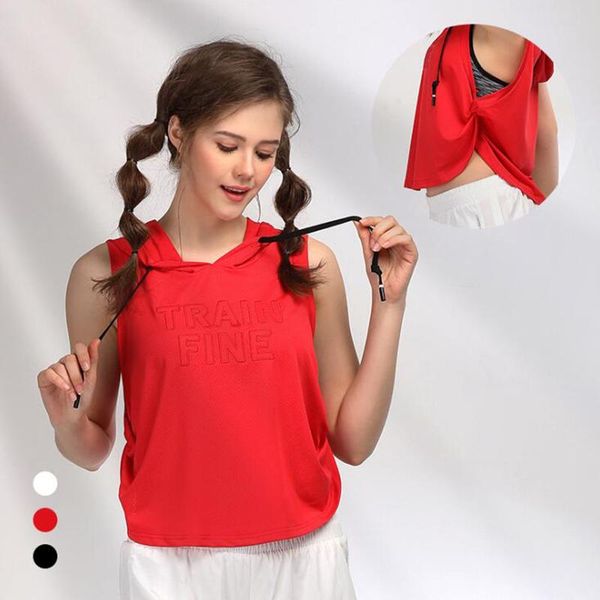 yoga outfits 2021 quick dry hooded loose breathable running vest sleeveless t-shirt workout sport tank fitness wear, White;red
yoga outfits 2021 quick dry hooded loose breathable running vest sleeveless t-shirt workout sport tank fitness wear, White;red
