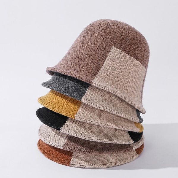 beanie/skull caps winter foldable splicing fisherman hat women elegant fashion bucket hats autumn vintage knitted outdoor casual warm, Blue;gray
beanie/skull caps winter foldable splicing fisherman hat women elegant fashion bucket hats autumn vintage knitted outdoor casual warm, Blue;gray