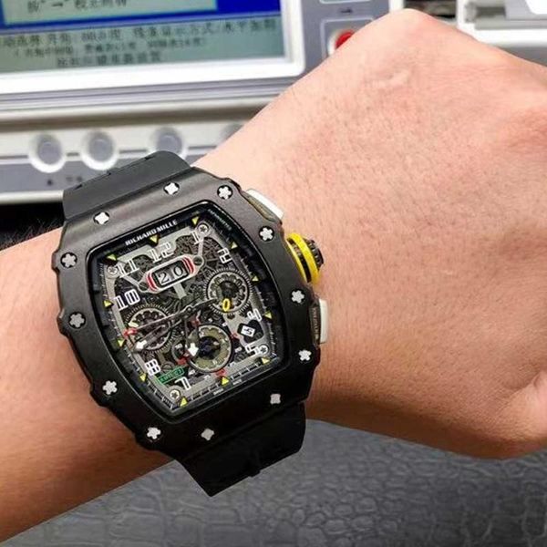 wristwatches rm male watch sports commercial timing silica gel watchband quartz wrist reslogio masino, Slivery;brown
wristwatches rm male watch sports commercial timing silica gel watchband quartz wrist reslogio masino, Slivery;brown