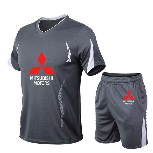 men's tracksuits t-shirt + shorts set summer breathable casual t shirt running fashion harajuku mitsubishi printed male sport suit, Gray
men's tracksuits t-shirt + shorts set summer breathable casual t shirt running fashion harajuku mitsubishi printed male sport suit, Gray