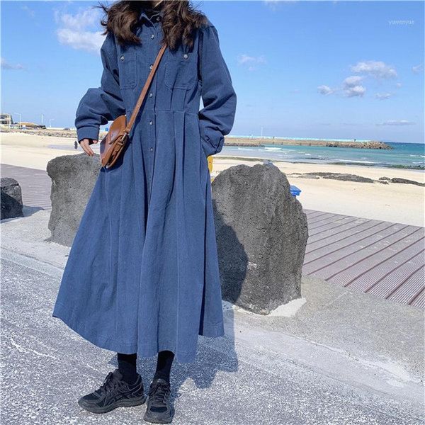 casual dresses hzirip gentle blue corduroy streetwear brief chic fashion 2021 elegance autumn warm all-match full sleeves solid long, Black;gray
casual dresses hzirip gentle blue corduroy streetwear brief chic fashion 2021 elegance autumn warm all-match full sleeves solid long, Black;gray