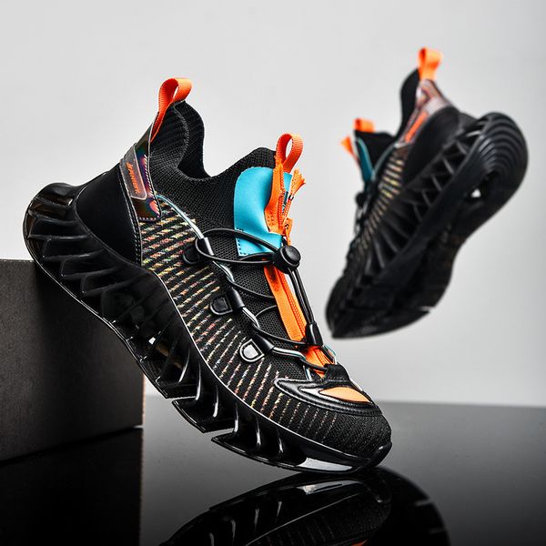 men's summer breathable 2021 fashion men's casual sports sho with increased blade, comfortable cushioning, Black
men's summer breathable 2021 fashion men's casual sports sho with increased blade, comfortable cushioning, Black