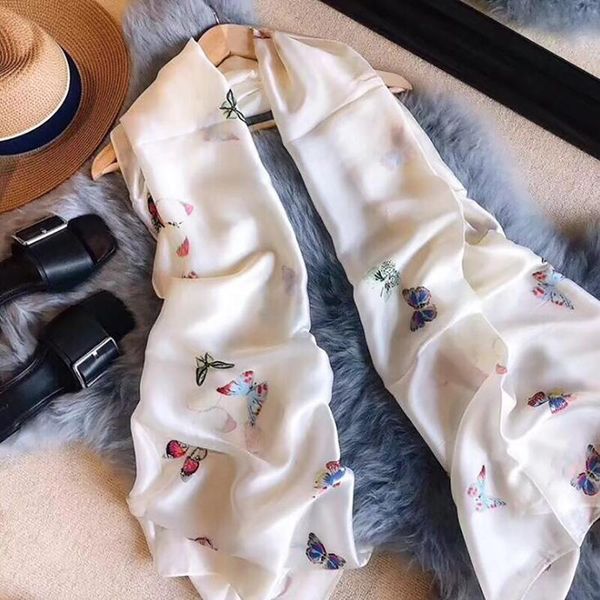 scarves women spring autumn butterfly print neck hijab 2021 large silk scarf summer sunscreen beach towel, Blue;gray
scarves women spring autumn butterfly print neck hijab 2021 large silk scarf summer sunscreen beach towel, Blue;gray