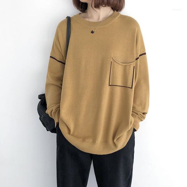 johnature women pullover sweaters knitted cotton o-neck long sleeve autumn clothes 2021 patchwork color female casual sweaters1, White;black
johnature women pullover sweaters knitted cotton o-neck long sleeve autumn clothes 2021 patchwork color female casual sweaters1, White;black