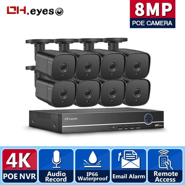wireless camera kits 4k h.265+ 8ch 8mp poe security system kit audio record rj45 ip outdoor waterproof cctv video surveillance nvr set
wireless camera kits 4k h.265+ 8ch 8mp poe security system kit audio record rj45 ip outdoor waterproof cctv video surveillance nvr set