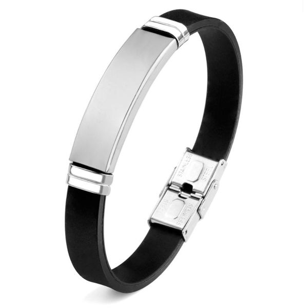 charm bracelets silica gel stainless steel silver color fastener leisure work style fashion simple bangles for men, Golden;silver
charm bracelets silica gel stainless steel silver color fastener leisure work style fashion simple bangles for men, Golden;silver