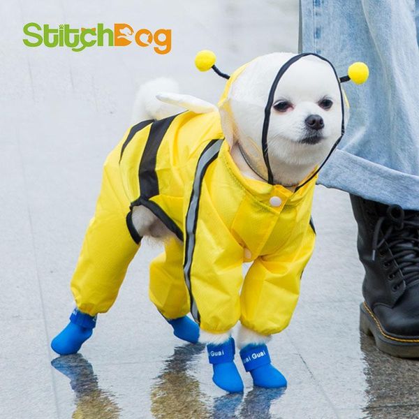 dog apparel cute little bee clothes teddy raincoat bixiong bomei summer small puppy poncho four feet waterproof
dog apparel cute little bee clothes teddy raincoat bixiong bomei summer small puppy poncho four feet waterproof