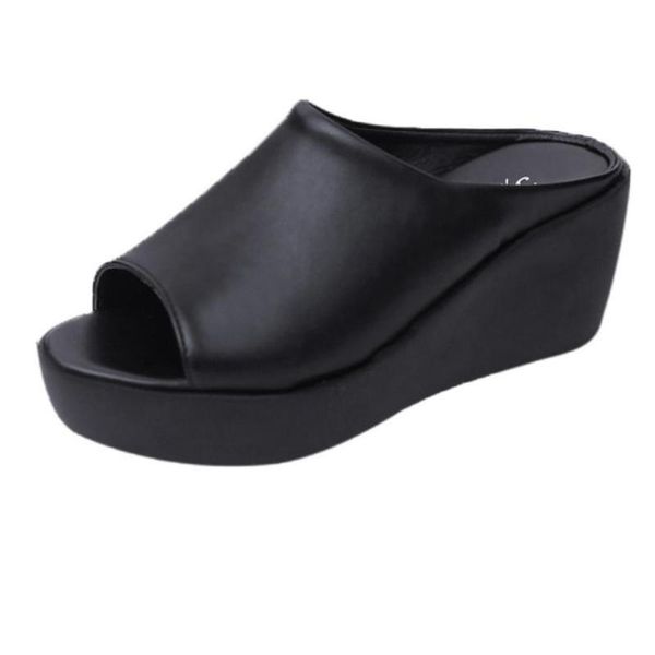 arrival sandals women summer fashion leisure fish mouth thick bottom slippers sandales femme 2021 nouveau s, Black
arrival sandals women summer fashion leisure fish mouth thick bottom slippers sandales femme 2021 nouveau s, Black
